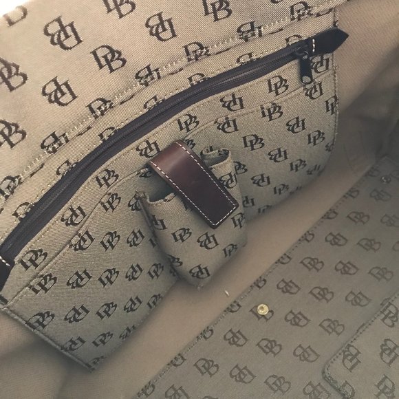 Vintage Dooney & Bourke Anniversary Signature Medium Tote - Picture 4 of 9